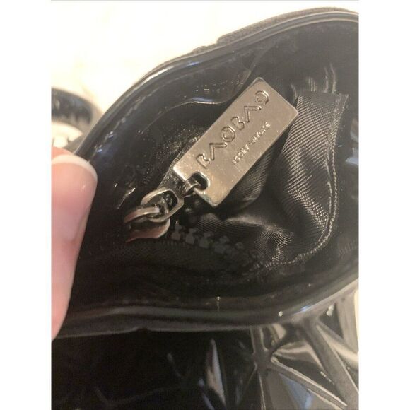 issey miyake bao bao Authentic Solid Black Medium Large Crossbody Bag Handbag - Picture 4 of 9